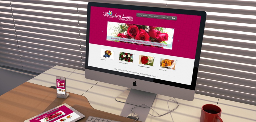 Создание сайта цветочного магазина